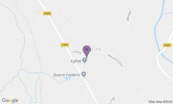 Localisation Epiry Ap - 58800