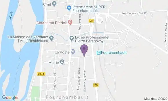 Localisation Fourchambault - 58600
