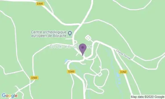 Localisation Glux En Glenne Ap - 58370
