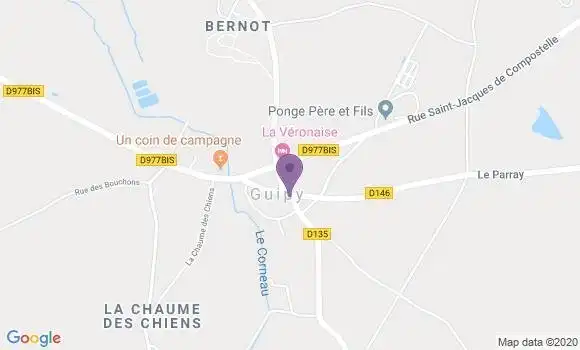 Localisation Guipy Ap - 58420