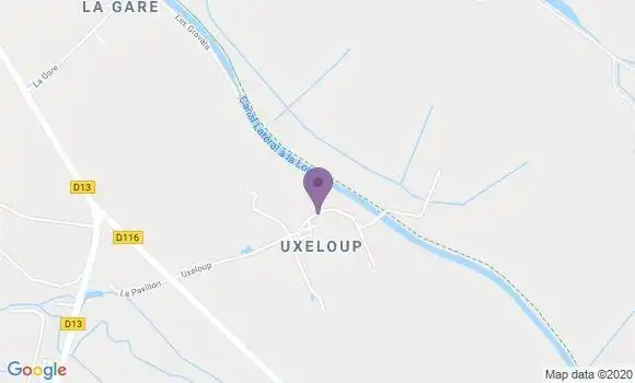 Localisation Luthenay Uxeloup Ap - 58240