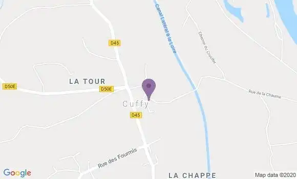 Localisation Marzy Bp - 58600