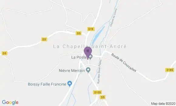 Localisation Menou Ap - 58210