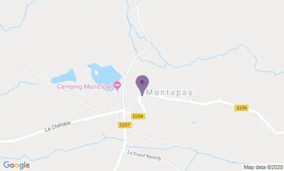 Localisation Montapas Ap - 58110