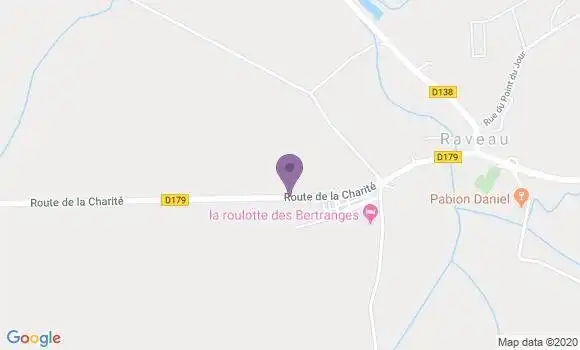 Localisation Raveau Bp - 58400