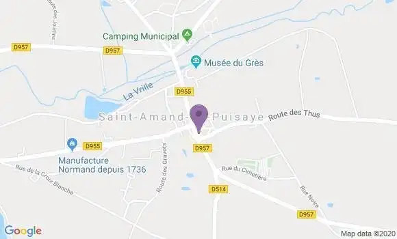 Localisation Saint Amand En Puisaye - 58310