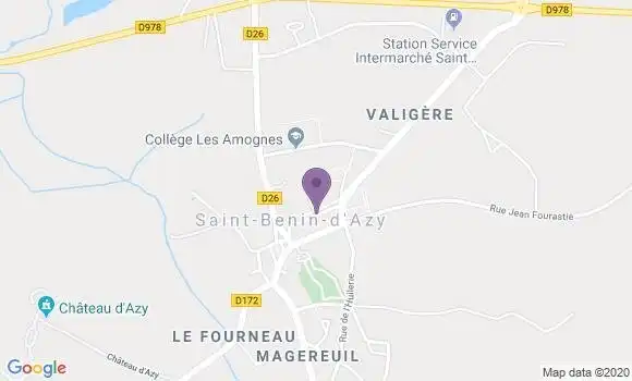 Localisation Saint Benin d