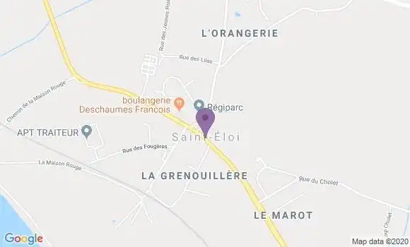 Localisation Saint Eloi Ap - 58000