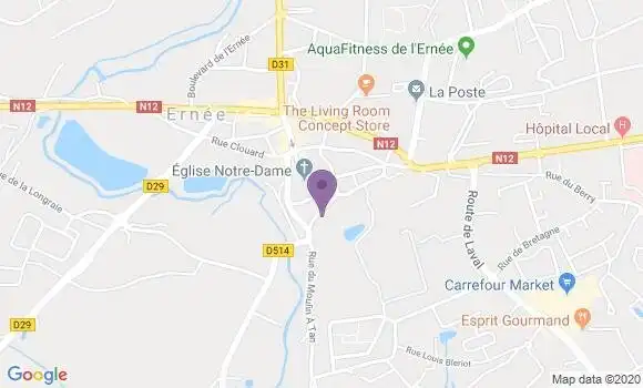 Localisation Saint Hilaire Fontaine Ap - 58300