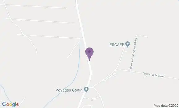 Localisation Saint Leger des Vignes Bp - 58300