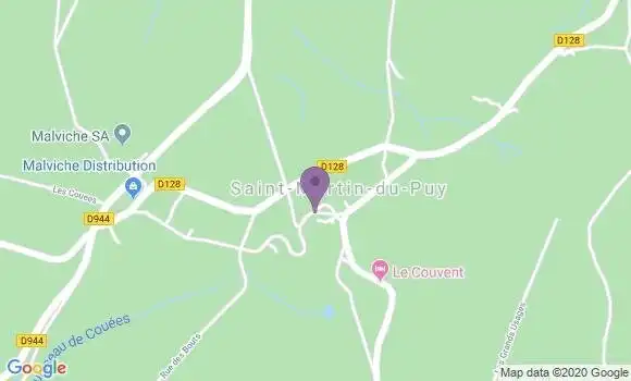 Localisation Saint Martin du Puy Ap - 58140