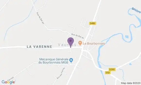 Localisation Saint Reverien Ap - 58420