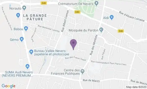 Localisation Nevers Montots - 58022