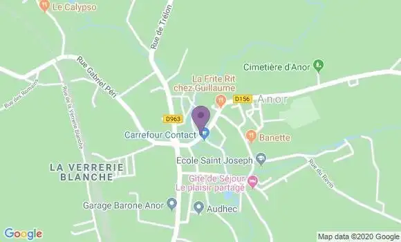 Localisation Anor Bp - 59186