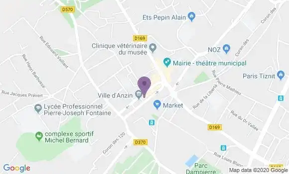 Localisation Anzin - 59410