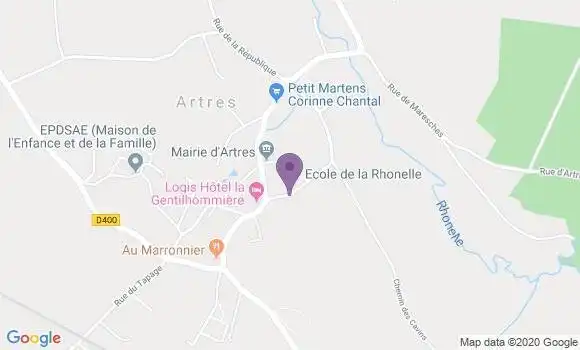 Localisation Artres Bp - 59269