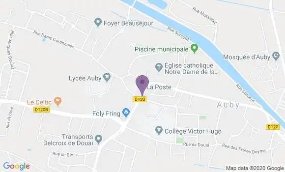 Localisation Auby - 59950