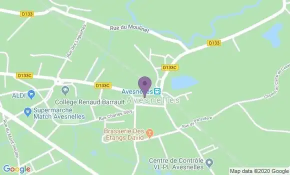 Localisation Avesnelles Bp - 59440
