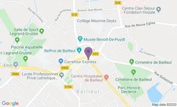 Localisation Bailleul - 59270