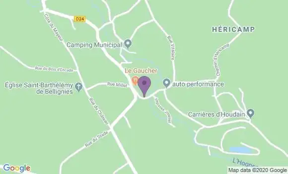 Localisation Bellignies Ap - 59570