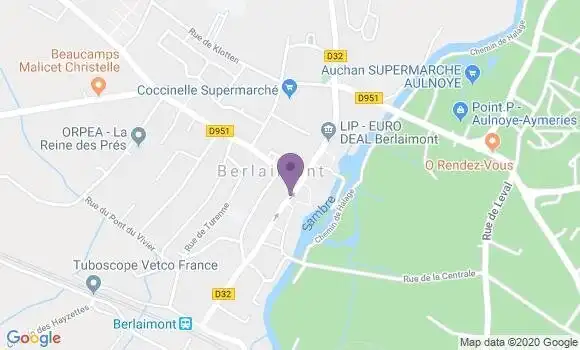 Localisation Berlaimont Bp - 59145