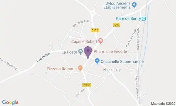 Localisation Bertry Bp - 59980