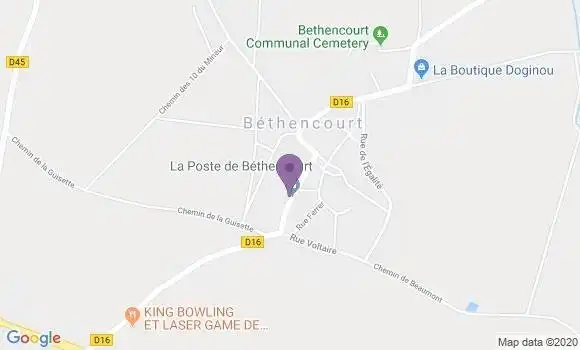 Localisation Bethencourt Bp - 59540