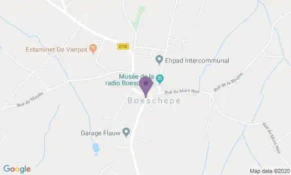 Localisation Boeschepe Bp - 59299