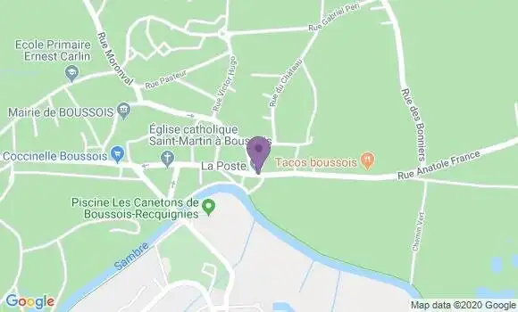 Localisation Boussois Bp - 59168