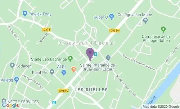Localisation Bruay sur l