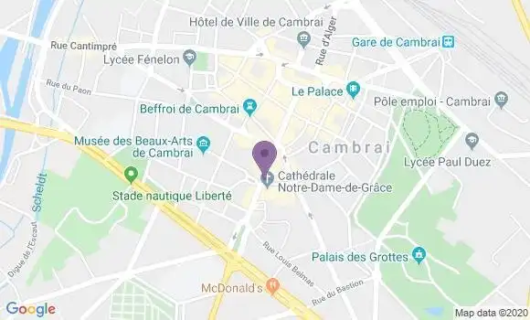 Localisation Cambrai Principal - 59400
