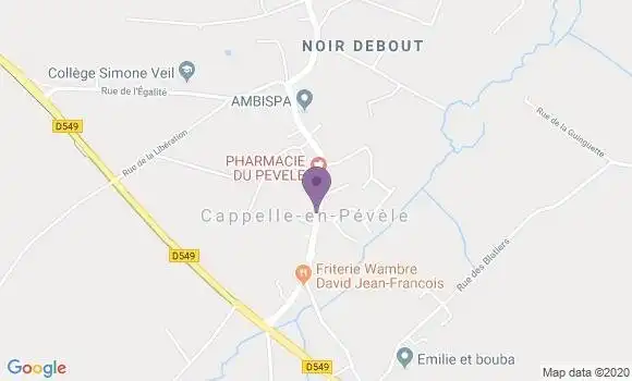 Localisation Cappelle En Pevele Ap - 59242