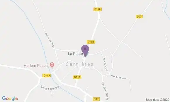Localisation Carnieres Bp - 59217
