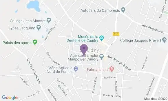 Localisation Caudry - 59540