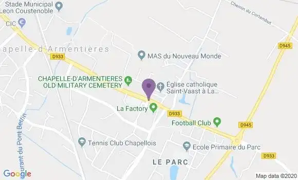 Localisation La Chapelle d