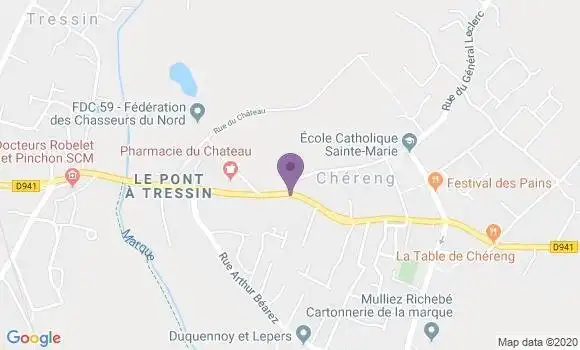 Localisation Chereng Bp - 59152
