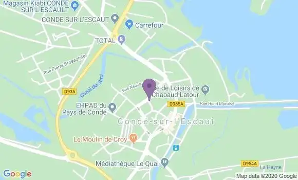 Localisation Conde sur l