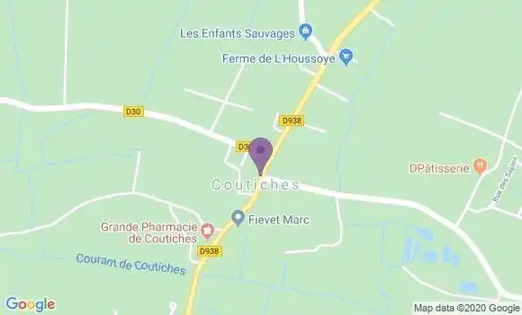 Localisation Coutiches Bp - 59310