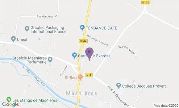 Localisation Crevecoeur sur l