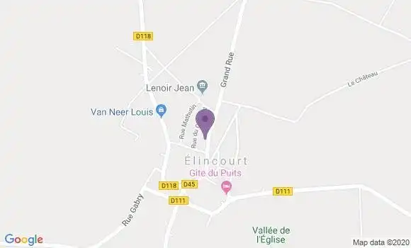 Localisation Elincourt Bp - 59127