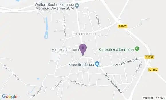 Localisation Emmerin Ap - 59320
