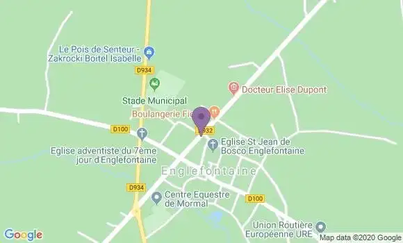 Localisation Englefontaine Ap - 59530