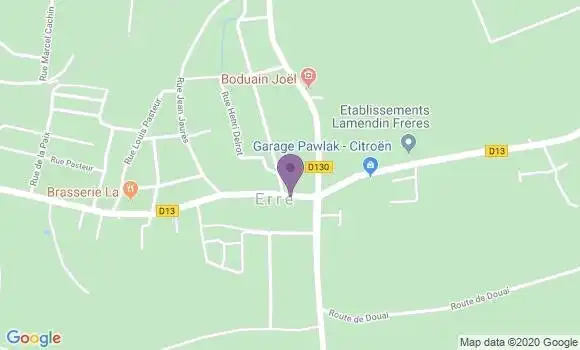 Localisation Erre Ap - 59171