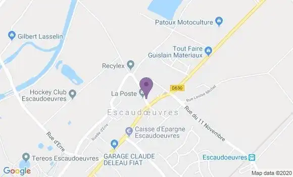Localisation Escaudoeuvres - 59161