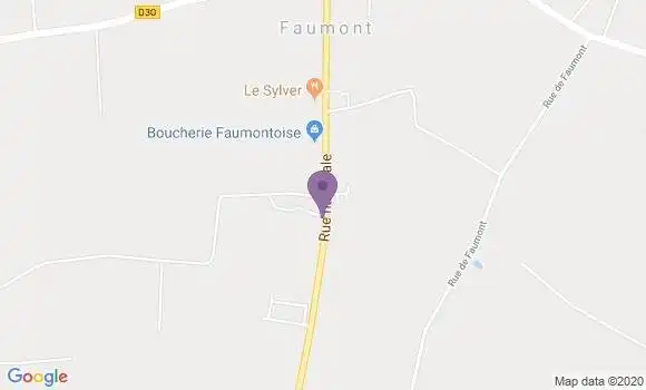 Localisation Faumont Bp - 59310
