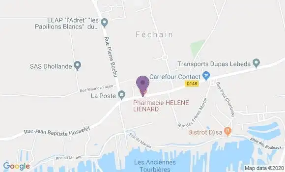 Localisation Fechain Bp - 59247