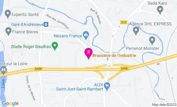 Localisation Restaurant  Brasserie de l