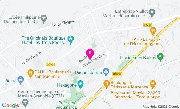 Localisation Restaurant  Le Tandem
