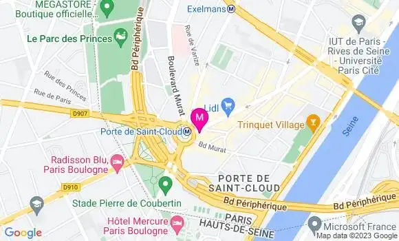 Localisation Restaurant  Café les Fontaines