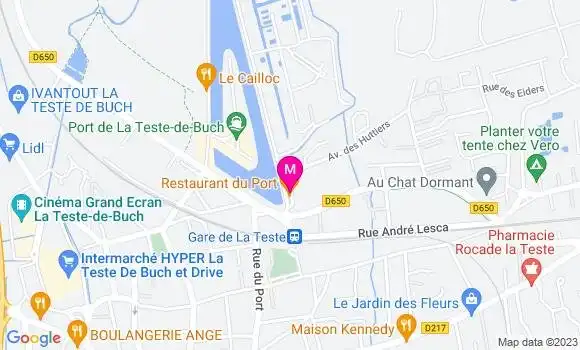 Localisation Restaurant du Port